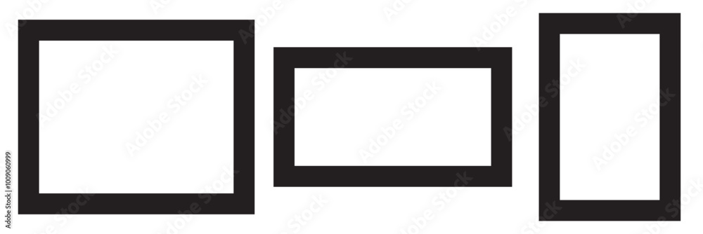 Vector Polaroid black Frames in different sizes. Realistic Photo Templates with Shadows. Vintage Card Set for Stock Use. Vector illustration. EPS 10/AI Vector Polaroid black Frames in different sizes. Realistic Photo Templates with Shadows. Vintage Card Set for Stock Use. Vector illustration. EPS 10/AI