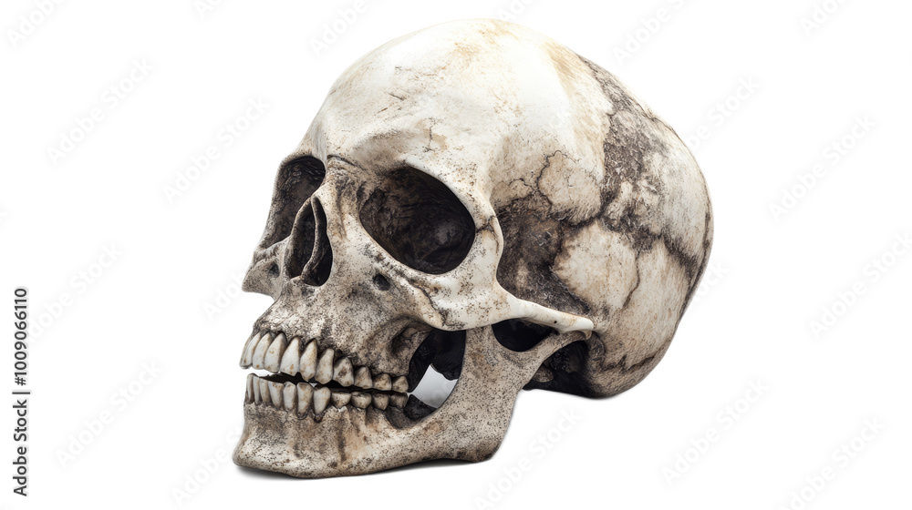 Skull Illustration Isolated On Transparent Background Skull Illustration Isolated On Transparent Background