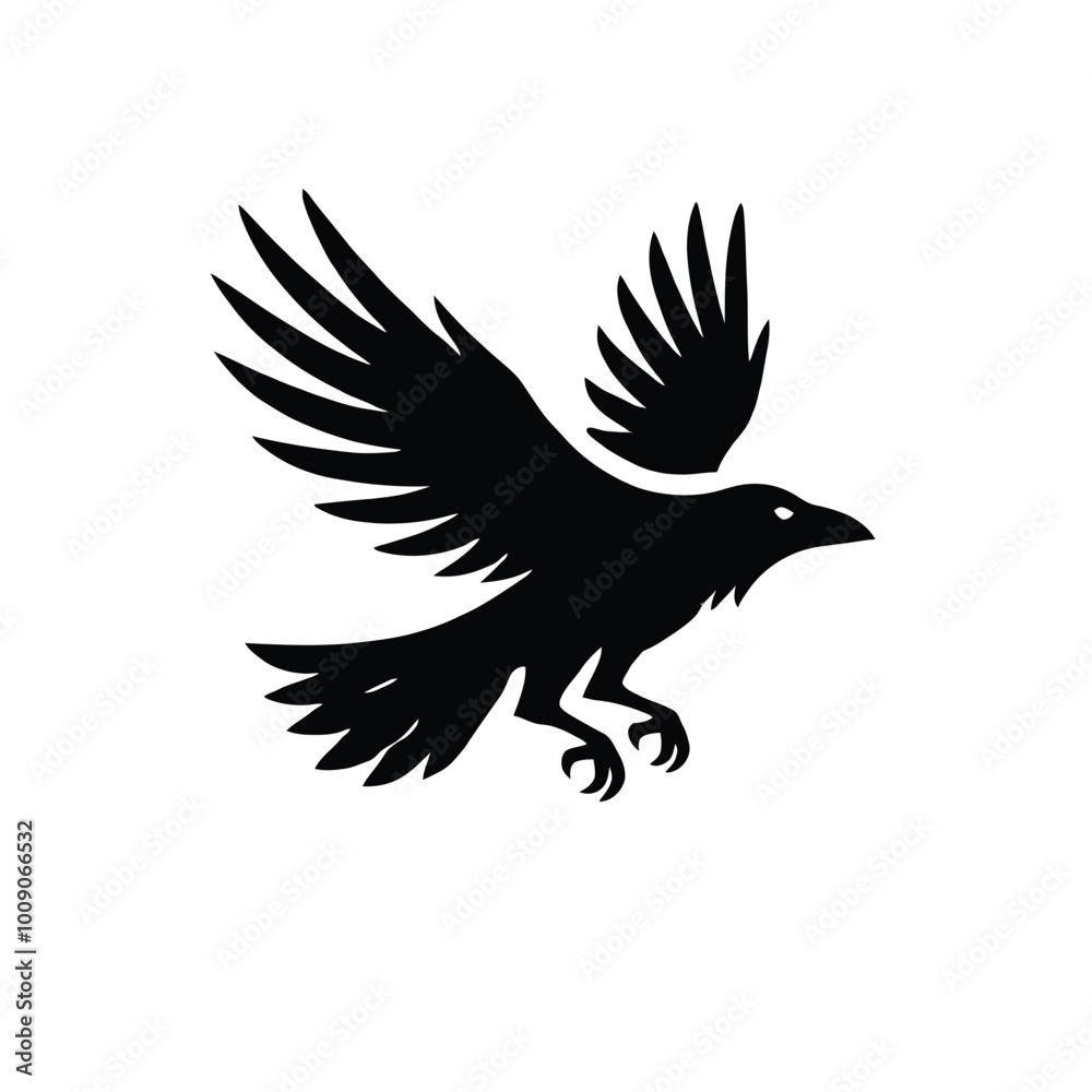 Crow in Flight Crow in Flight