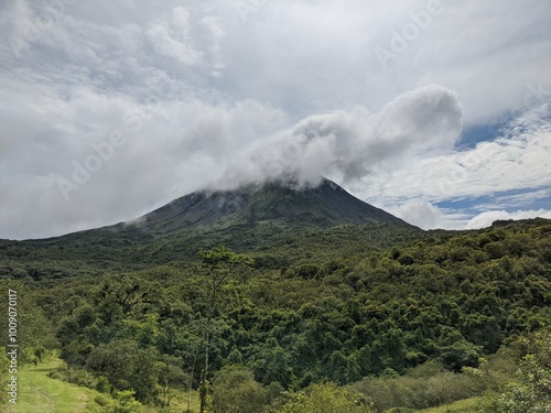 Arenal Volcano in La Fortuna, Costa Rica photo