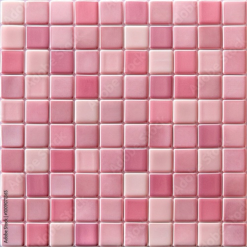 Pink ceramic tile pattern 