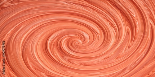 Swirling orange pattern creating a mesmerizing vortex.