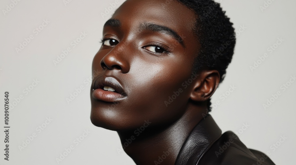 Black Man in Studio Lighting