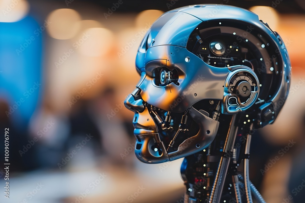 Fototapeta premium android face