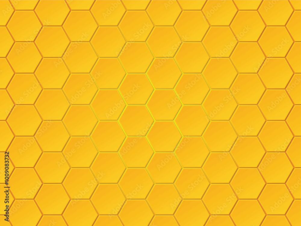 Hexagonal abstract background with gradient color Hexagonal abstract background with gradient color