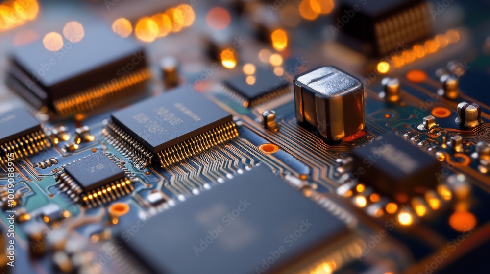 close up of computer circuit board close up of computer circuit board