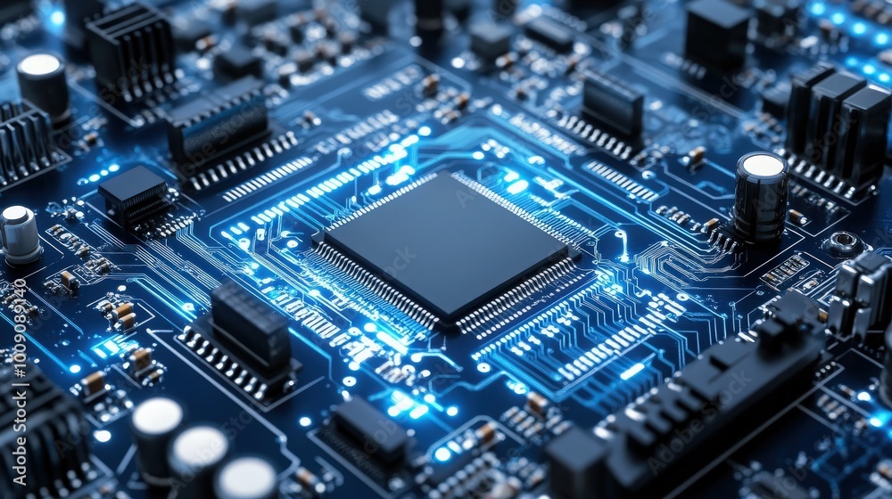 close up of computer circuit board close up of computer circuit board