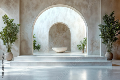 Int  rieur moderne blanc minimaliste