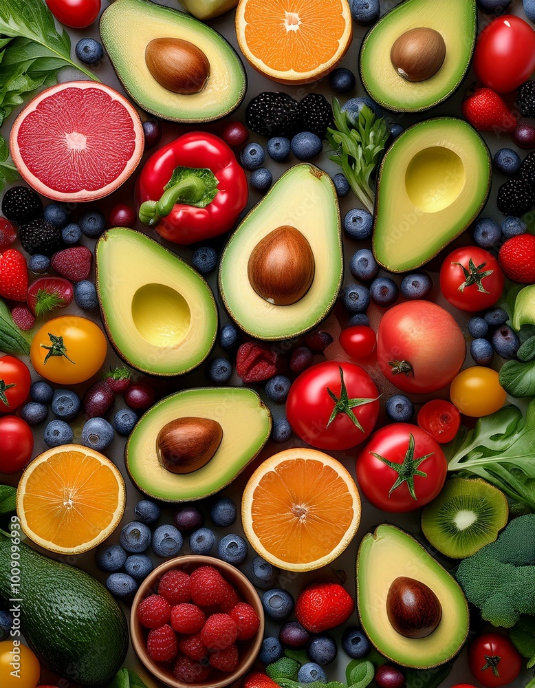 Background of A Healthy and Delicious Assortment of vegetables and fruit. A Healthy and Diverse Selection of Produce. A Colorful Display of Organic Fruits and Vegetables Background of A Healthy and Delicious Assortment of vegetables and fruit. A Healthy and Diverse Selection of Produce. A Colorful Display of Organic Fruits and Vegetables