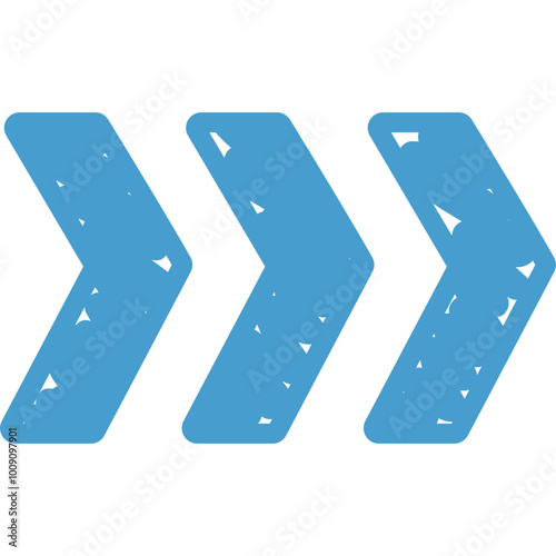 Simple arrow isolated on transparent background. SVG. Doddle arrow