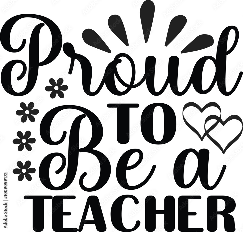 Happy Teacher's Day Typography SVG Vector Design, teacher svg bundle design, teachers t-shirt design