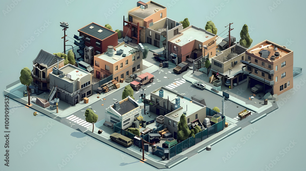 Urban Warfare Isometric 3D Urban Warfare Isometric 3D