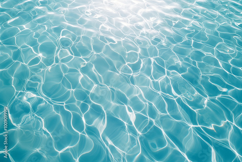 Light blue water surface. Wallpaper, background.