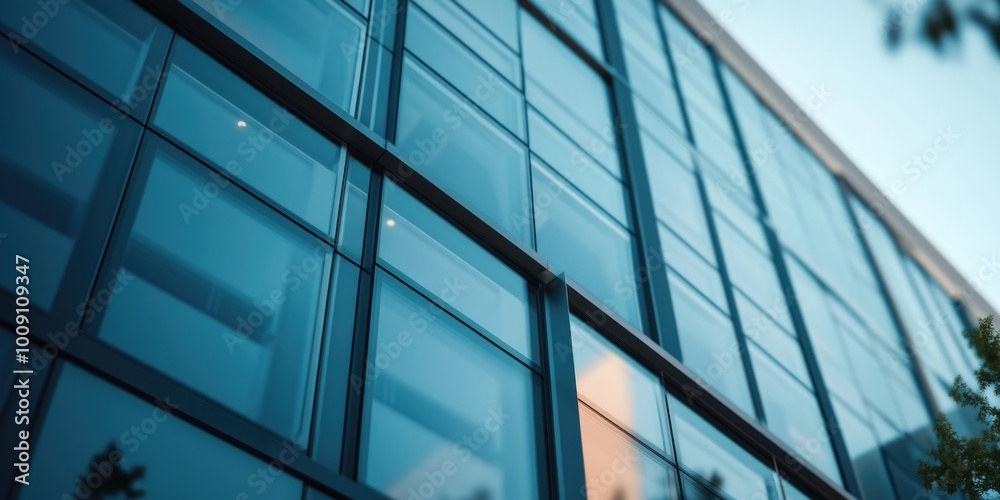 Modern Glass Office Exterior Modern Glass Office Exterior