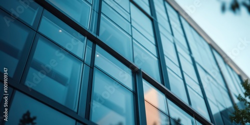 Modern Glass Office Exterior