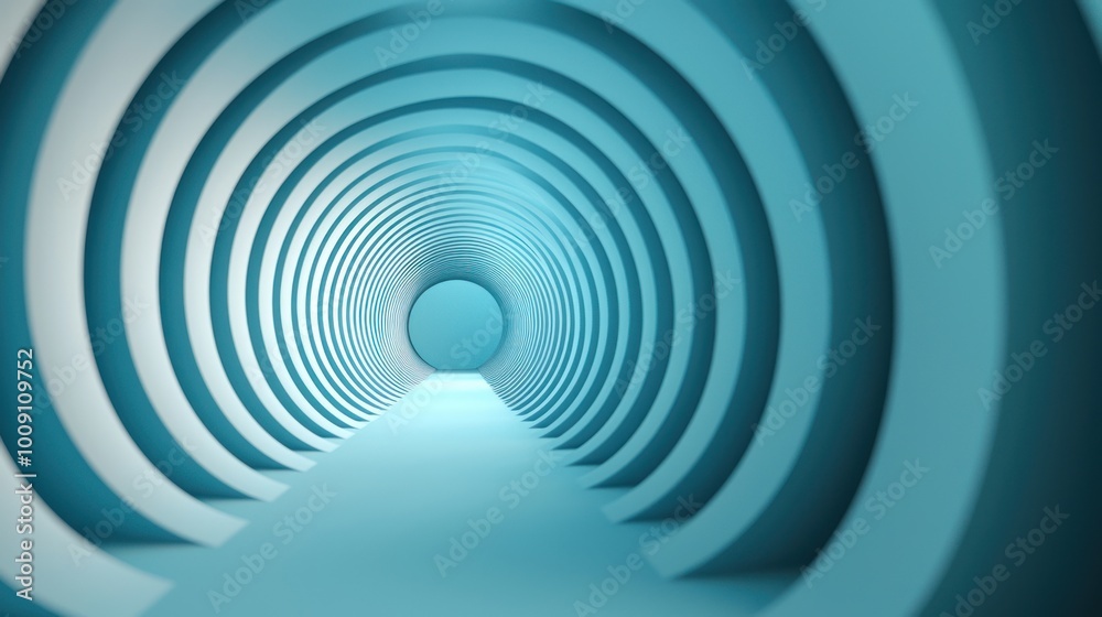Series of concentric 3D circles of varying sizes, creating a tunnel-like perspective. Series of concentric 3D circles of varying sizes, creating a tunnel-like perspective.