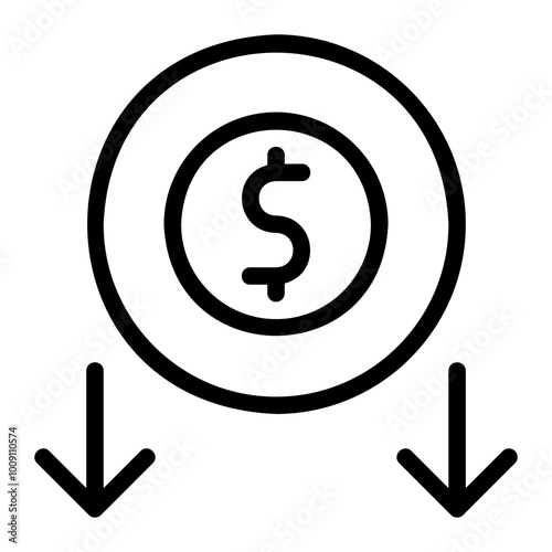 reduce line icon