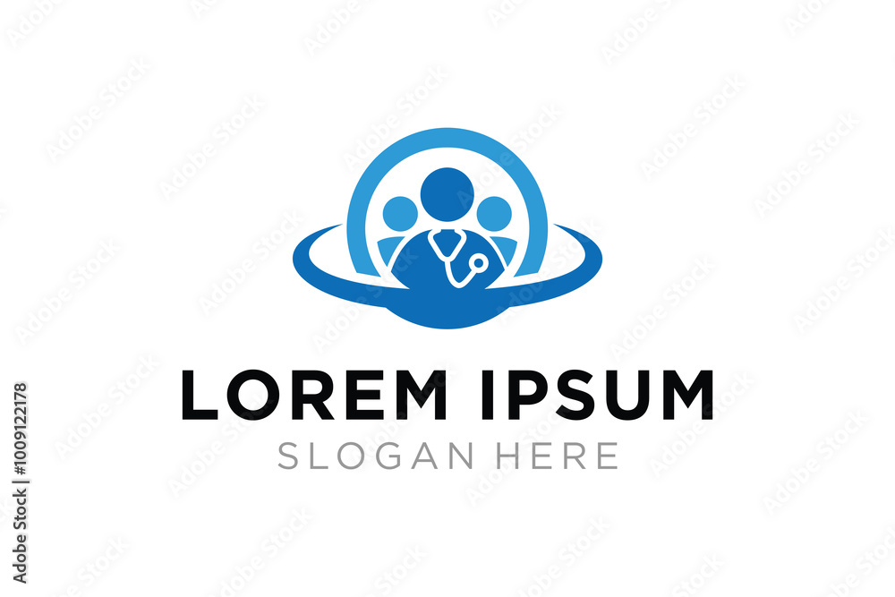 Doctor Team Icon Vector Logo. Healthcare and Medical Logo Design Inspiration. Doctor Team Icon Vector Logo. Healthcare and Medical Logo Design Inspiration.