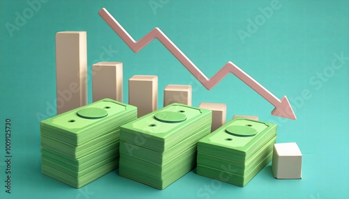 A 3D illustration depicting...