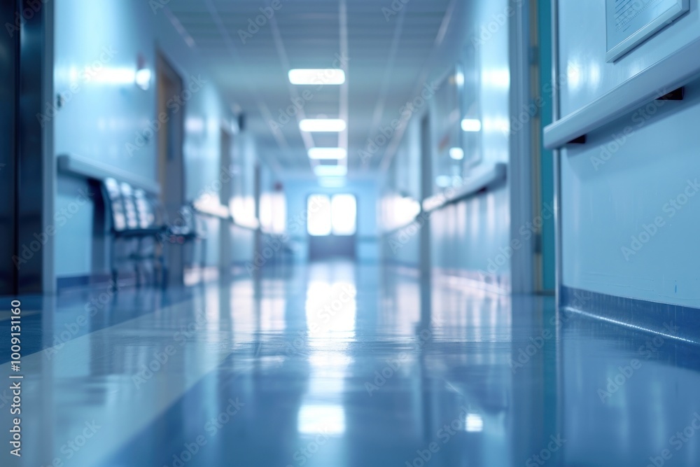 Extreme close up of medical architecture building corridor. Extreme close up of medical architecture building corridor.