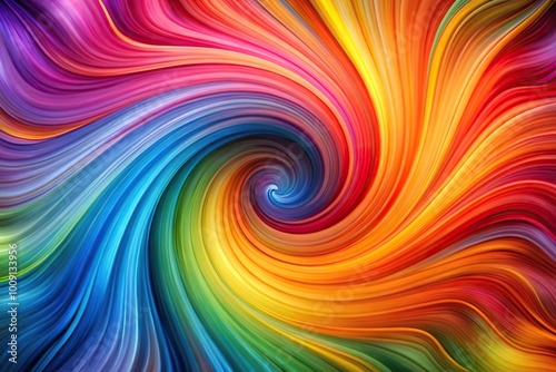 Dynamic colorful swirls creating a mesmerizing wallpaper background