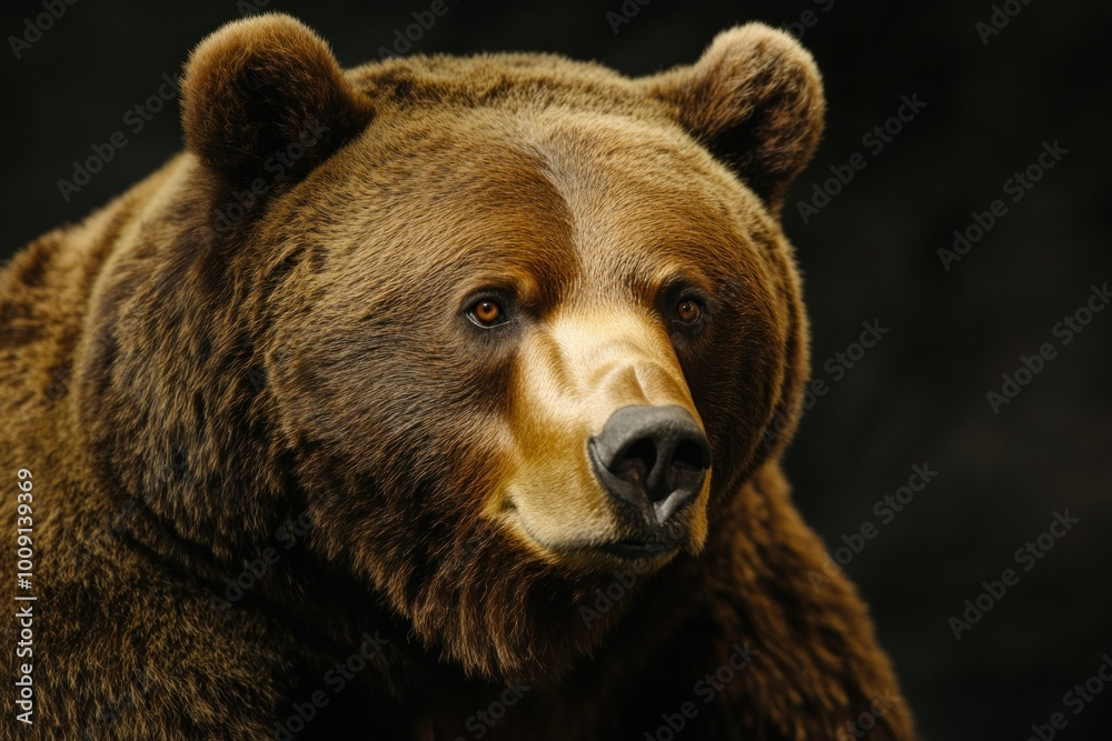 Captivating Grizzly Bear Portrait in High Quality Captivating Grizzly Bear Portrait in High Quality