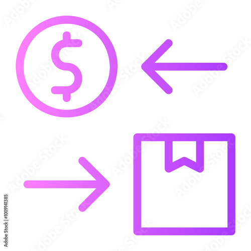 purchasing gradient icon