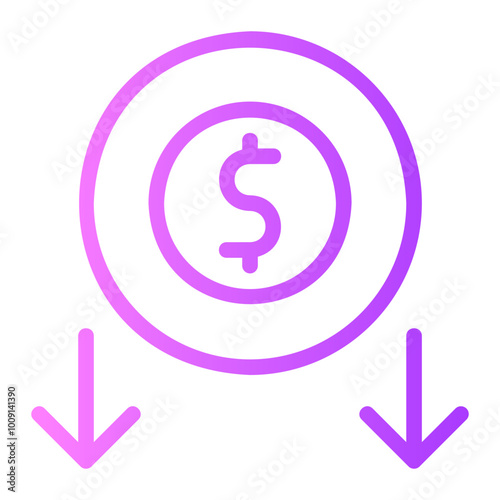 reduce gradient icon