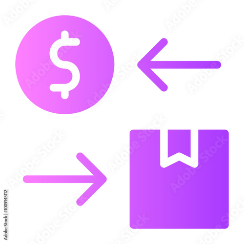 purchasing gradient icon