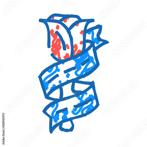 rose art tattoo vintage doodle icon sketch vector. rose art tattoo vintage sign. isolated symbol illustration