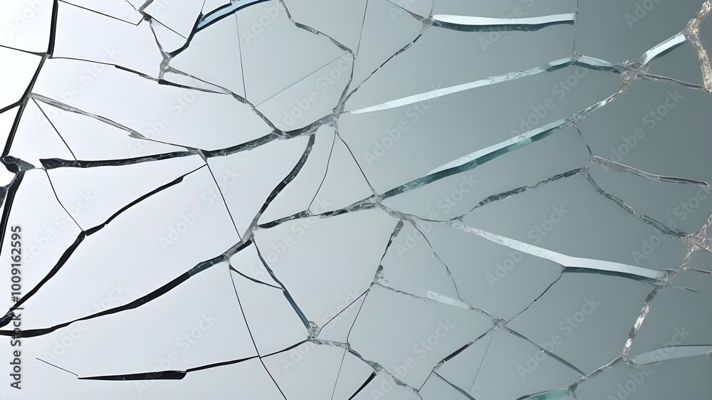 Obraz premium cracked glass