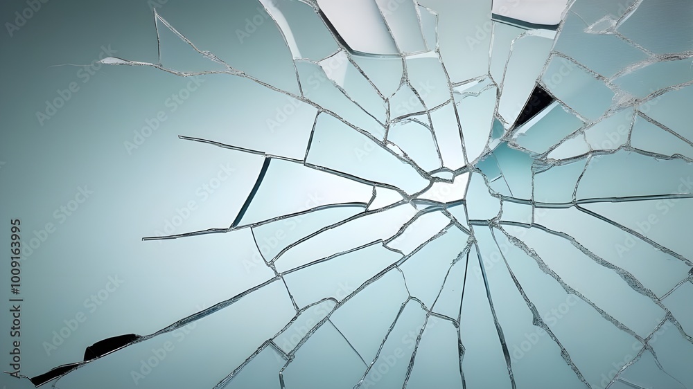 Obraz premium cracked glass