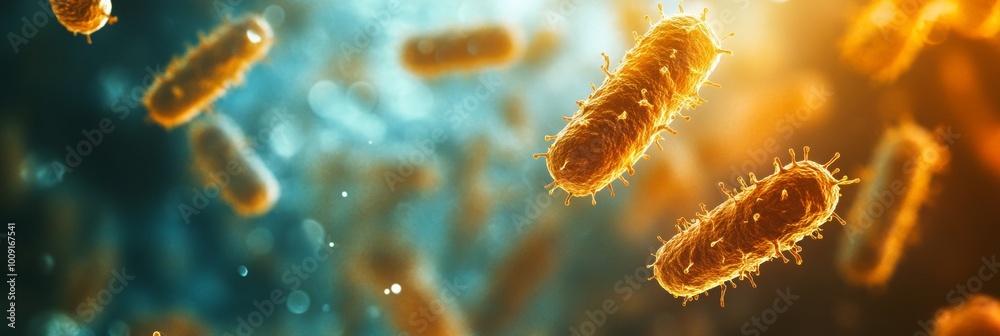 Bacteria in Motion, dynamic microorganisms gliding through a fluid environment, gentle blur enhances the sense of movement and life. Bacteria in Motion, dynamic microorganisms gliding through a fluid environment, gentle blur enhances the sense of movement and life.