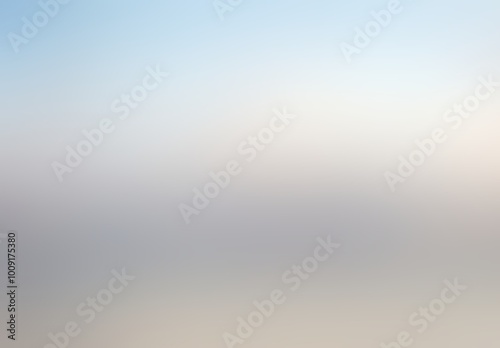 Light grey blue silvery smooth empty backdrop. Defocused graphic. photo