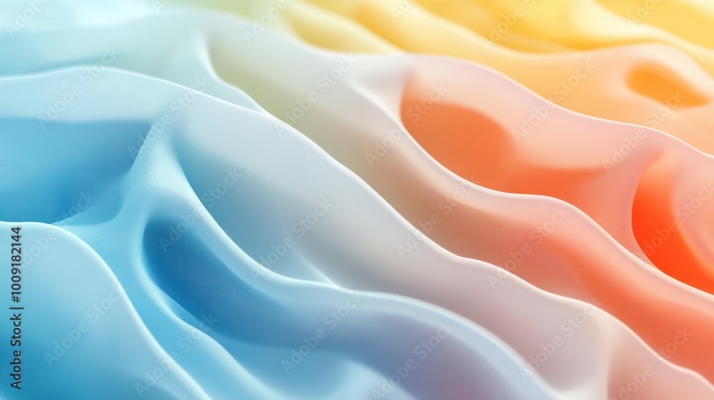 Obraz premium a calm gradient of complementary colors, photorealistic, HD, AIG51A.