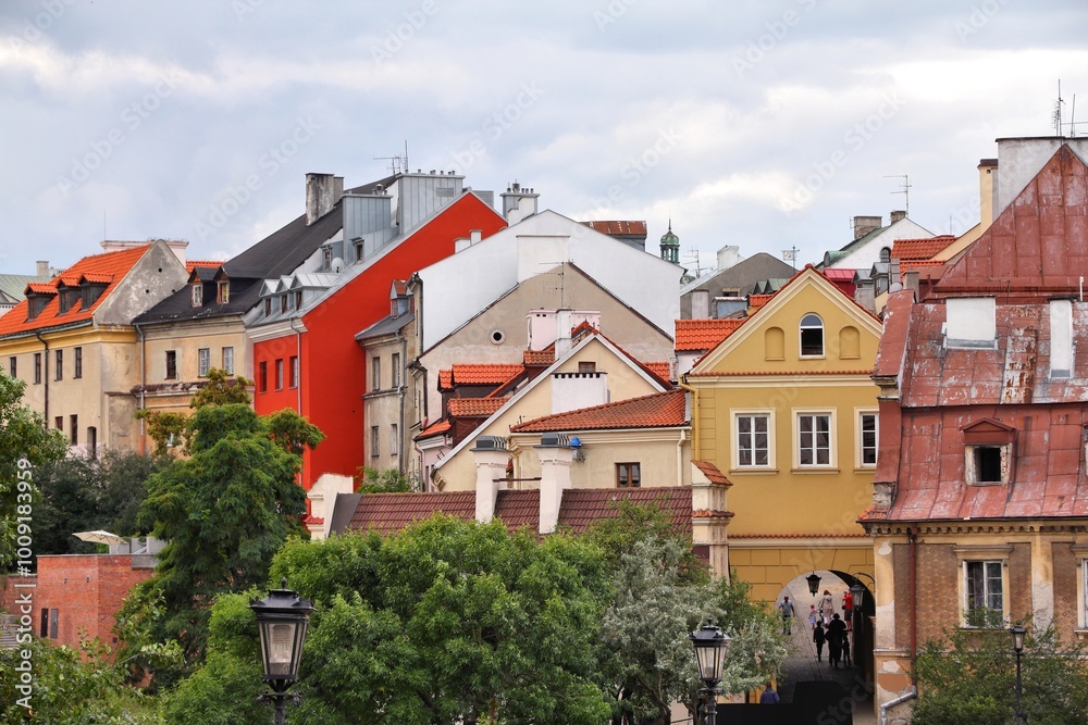 Obraz premium Lublin city in Poland. Landmarks of Poland.