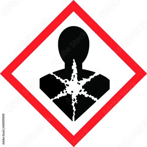 Health hazard pictogram photo