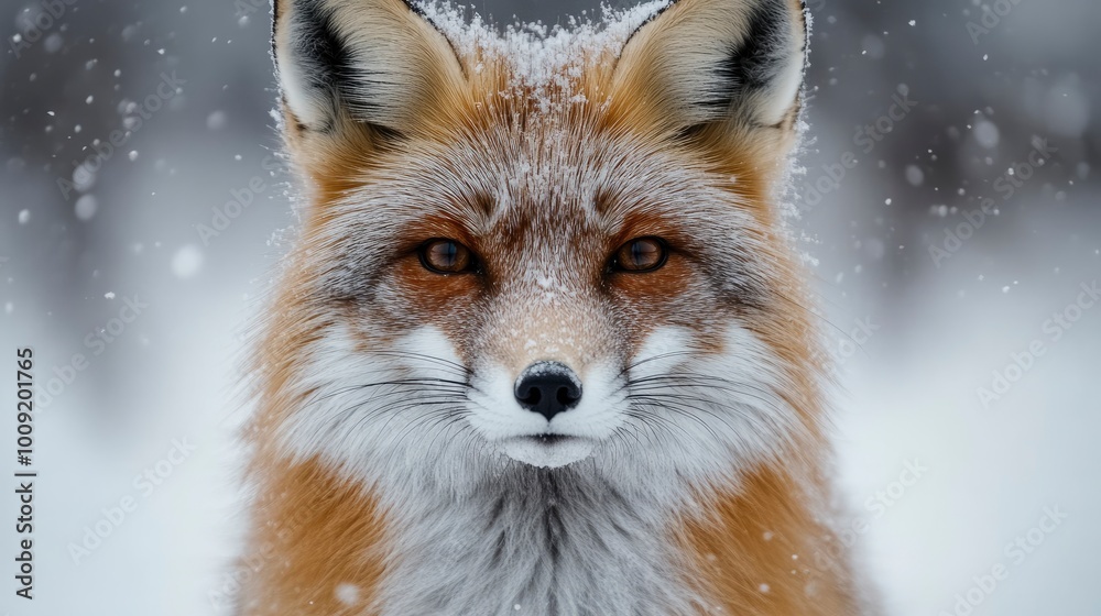 Red Fox in Winter Wonderland Red Fox in Winter Wonderland