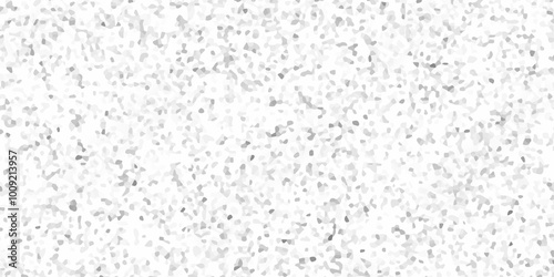 Terrazzo flooring consists of chips of marble texture. quartz surface white, black for bathroom or kitchen countertop. white paper texture background. rock stone marble backdrop textured illustration.