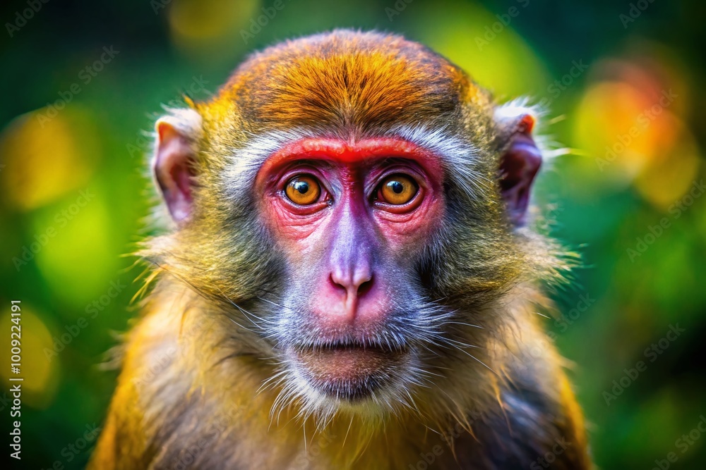 Obraz premium Diverse Monkey Species Captured in Stunning Photographs Showcasing Their Unique Characteristics