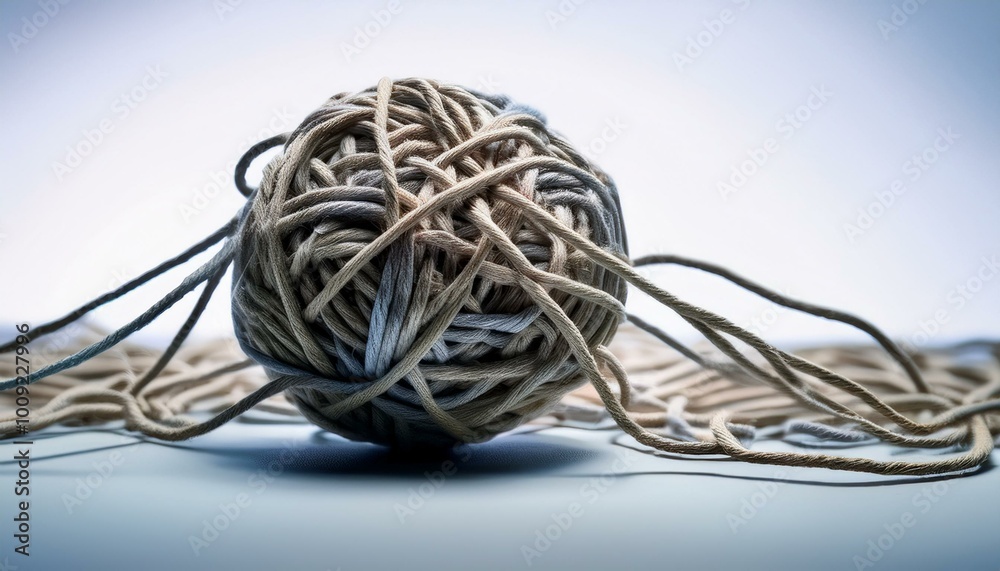 Tangled ball of string Tangled ball of string