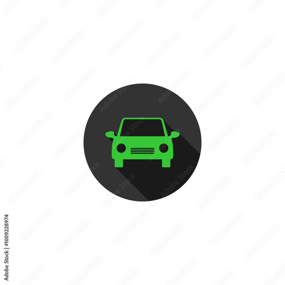 Car flat icon auto sign isolated on transparent background Car flat icon auto sign isolated on transparent background