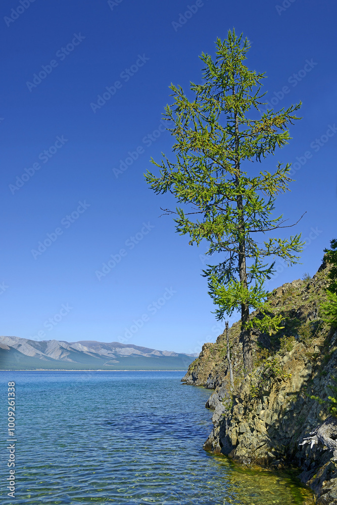 Lake Chövsgöl núr (Khövsgöl), Khövsgöl lake and Bulgan aimags in northern Mongolia