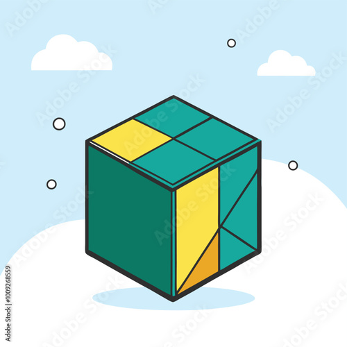 abstract background with cubesabstract background with cubes