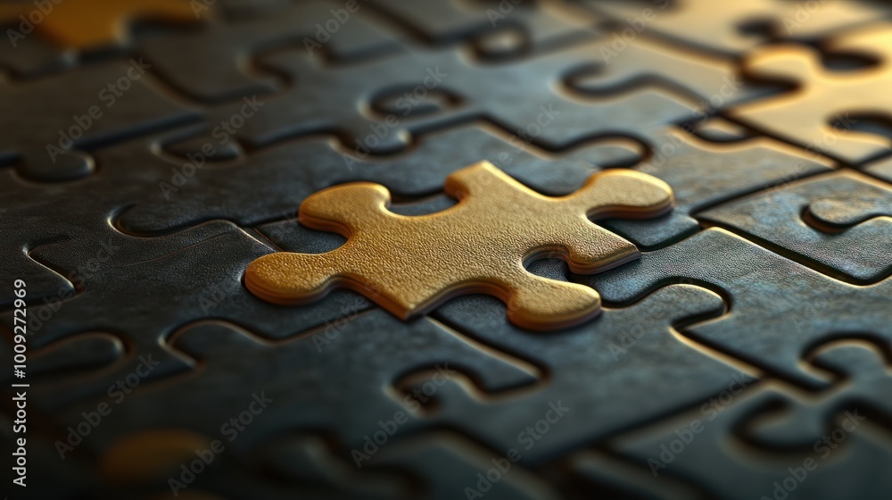 A jigsaw puzzle with one piece being placed, symbolizing assistance in completing a task A jigsaw puzzle with one piece being placed, symbolizing assistance in completing a task