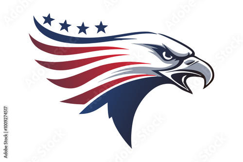 American eagle symbol vector illustration 