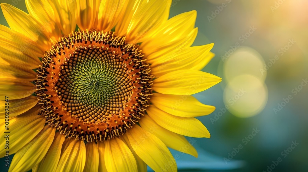 A close-up of a vibrant sunflower showcasing its intricate pattern and bright colors. A close-up of a vibrant sunflower showcasing its intricate pattern and bright colors.