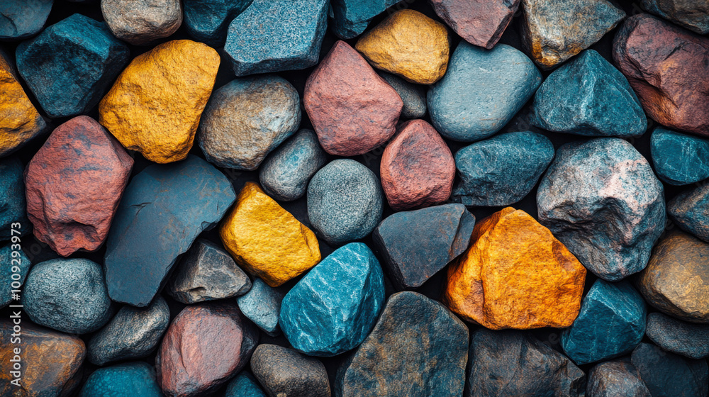 Close-up of weathered cobblestones with a rich texture and dark tones, illuminated by soft natural light in an urban setting Close-up of weathered cobblestones with a rich texture and dark tones, illuminated by soft natural light in an urban setting