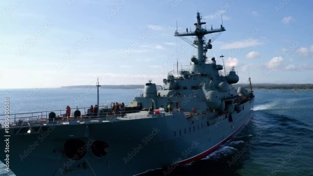 Warships in battle are very terrible and very cool Warships in battle are very terrible and very cool
