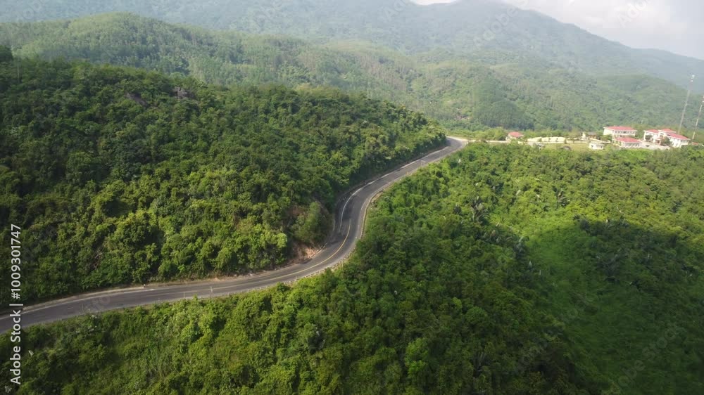 Mountain Road Vietnam Southeast Asia Mountain Road Vietnam Southeast Asia
